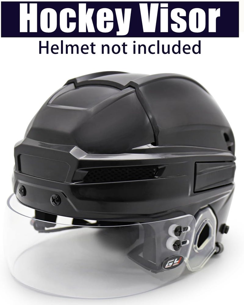 GY Hockey Helmet Visor, Hockey Helmet Clear Visor (Anti-Scratch/Anti-Fog) CE Marked (Clear) - Image 5